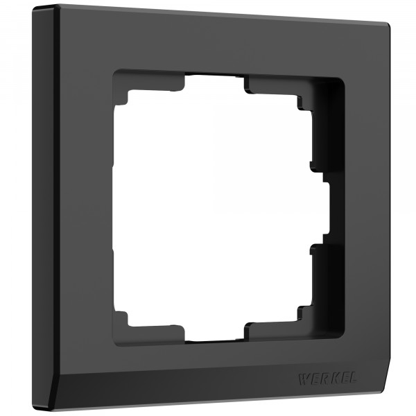 Рамка на 1 пост Werkel WL04-Frame-01 Stark (черный) - купить в Пензе
