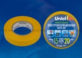 Изолента Uniel UIT-135P 20/15/01 YEL - купить в Пензе