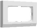 Рамка для двойной розетки Werkel WL04-Frame-01-DBL Stark (белый) - купить в Пензе