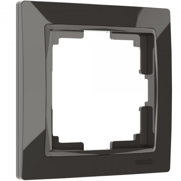 Рамка на 1 пост Werkel WL03-Frame-01 Snabb Basic (серо–коричневый) - купить в Пензе