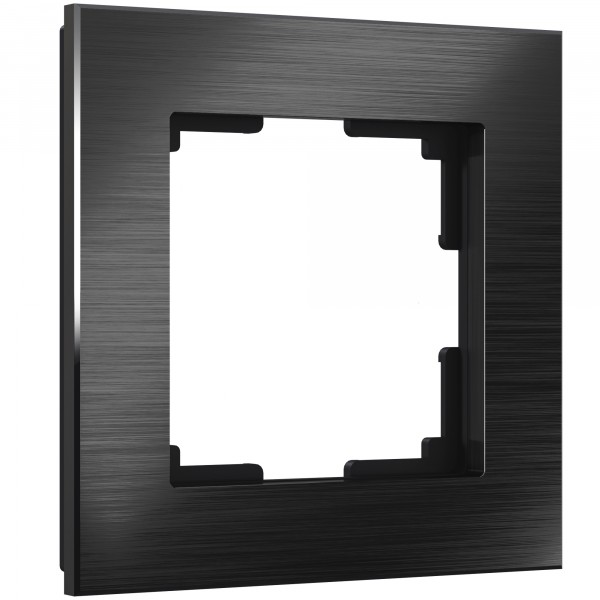 Рамка на 1 пост Werkel WL11-Frame-01 Aluminium (черный алюминий) - купить в Пензе