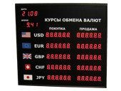 Офисные табло валют 6 разрядов - купить в Пензе