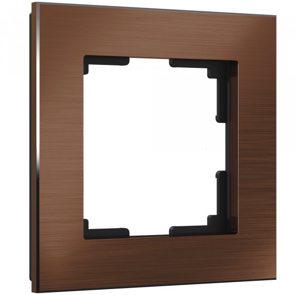 Рамка на 1 пост Werkel WL11-Frame-01 Aluminium (коричневый алюминий) - купить в Пензе